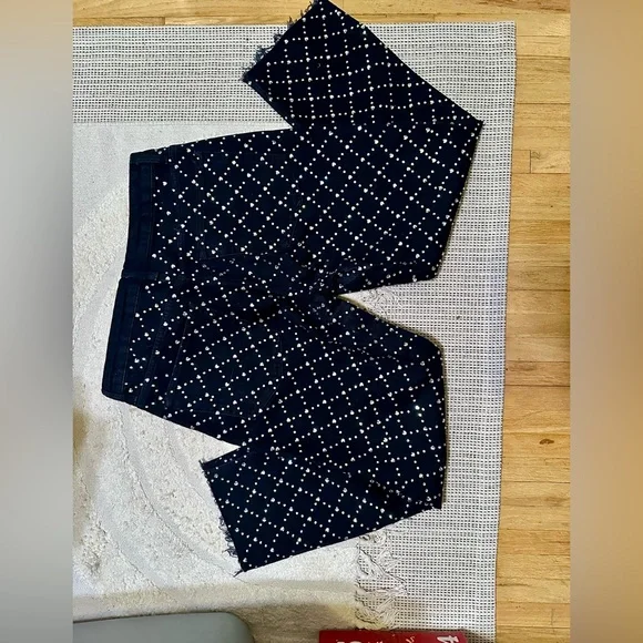 Topshop Strait Rhinestone Jeans - Picture 5 of 11